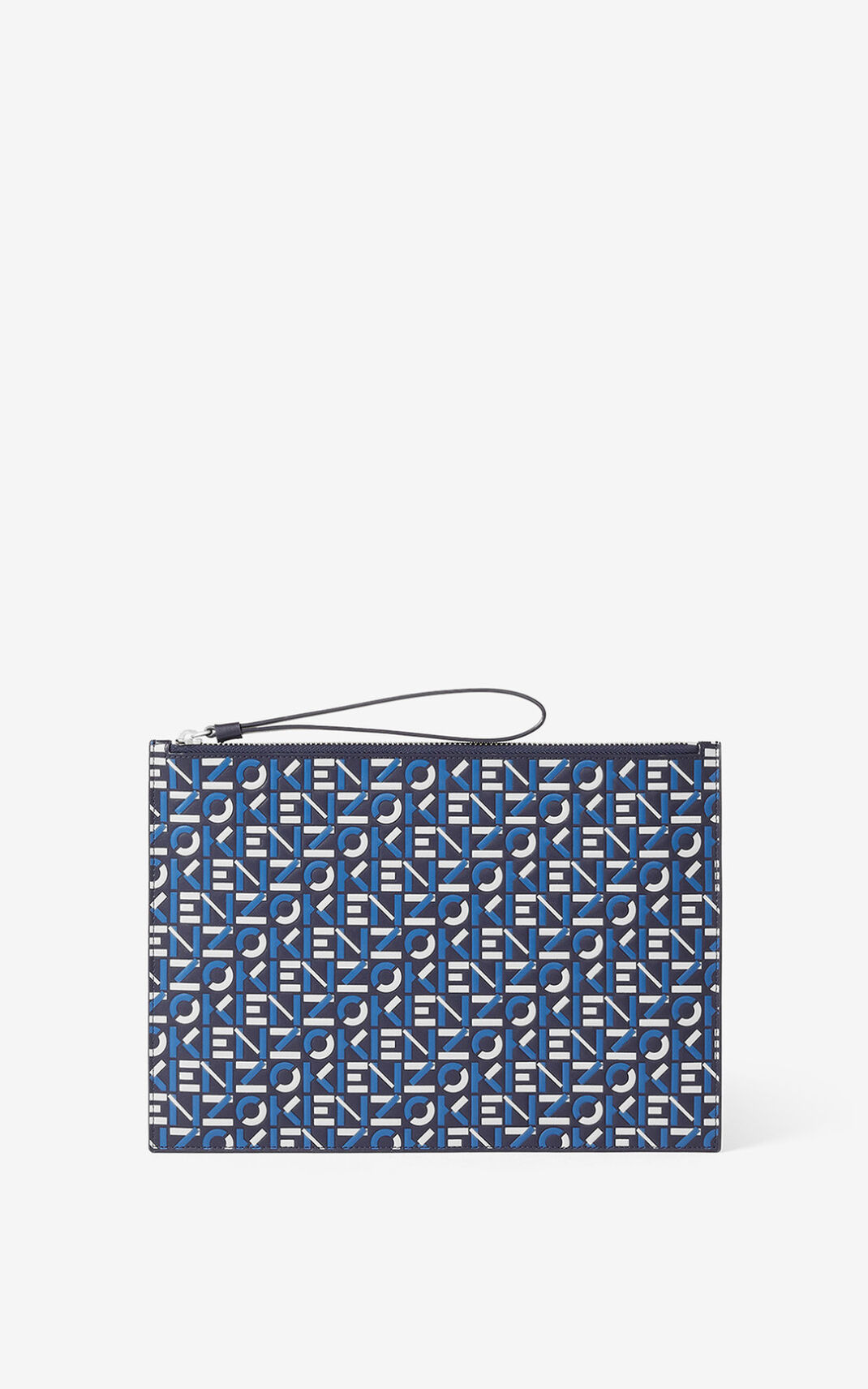 Kenzo Large monogram Kožne Clutch Torbe Muške - Plave - Hrvatska BYRNIS018